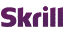 A purple logo of the digital wallet Skrill