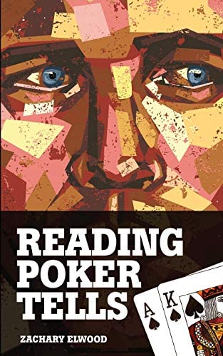 Reading Poker Tells book cover with portrait painting of a man on a black background