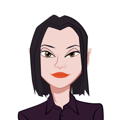 Jersey Casinos Theodora author cartoon avatar