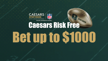 Image for Caesars Risk Free Bet: Get Up to $1000 on Your First Bet!