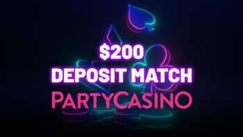 Image for Party Casino Welcome Bonus: $200 Deposit Match